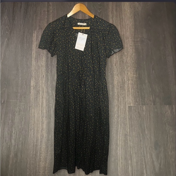 Christy Dawn Noir Pear Harvest Midi Dress NWT Size Medium - Picture 2 of 4